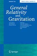 General Relativity And Gravitation投稿