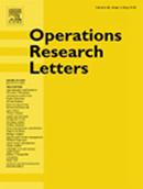 Operations Research Letters投稿