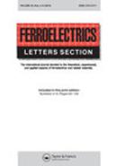 Ferroelectrics Letters Section投稿