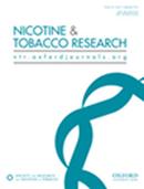 Nicotine & Tobacco Research投稿