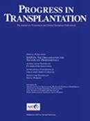 Progress In Transplantation