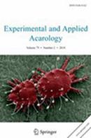 Experimental And Applied Acarology投稿