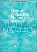 Clinical Linguistics & Phonetics投稿