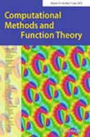 Computational Methods And Function Theory投稿