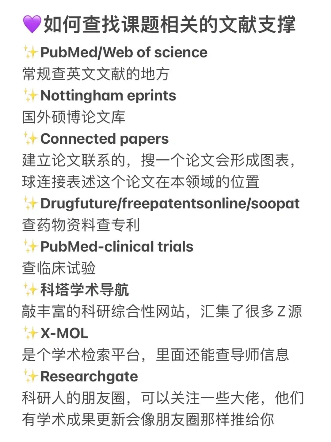 查找与课题紧密相关的文献支撑的数据库